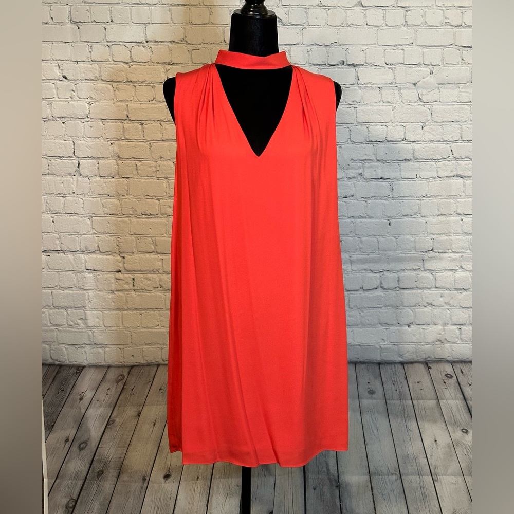 White House Black Market  Sleeveless Choker Dress